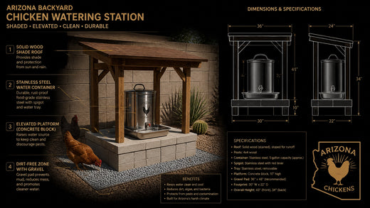 The Watering Hole: Why Most Arizona Coops Have Dirty Water (and the Cheap Fix)