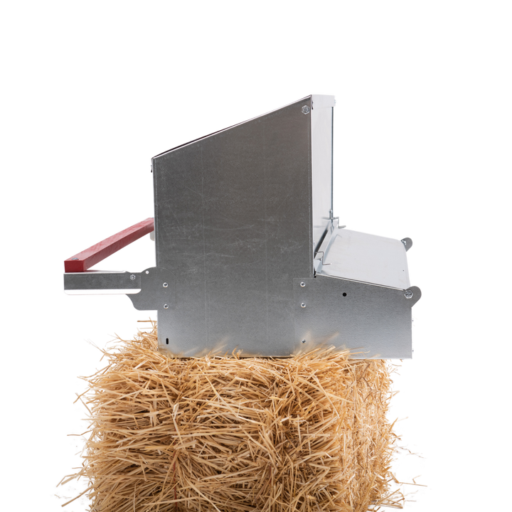 HenGear 24" Galvanized Steel Rollout Nest Box - 20 Hens Capacity