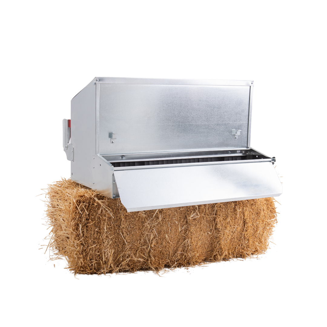 HenGear 24" Galvanized Steel Rollout Nest Box - 20 Hens Capacity