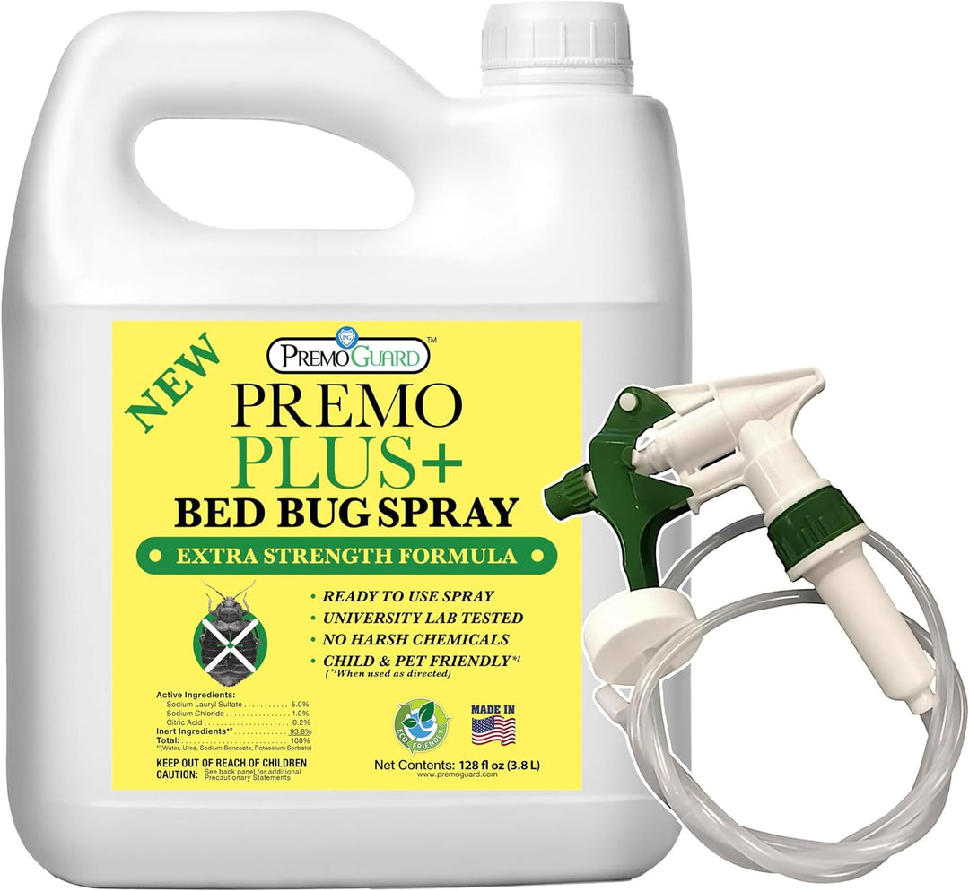Premo Bed Bug Plus - 128 oz - Totalmente natural, no tóxico - Premo Guard