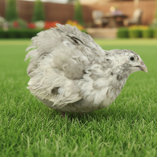 Fertile Andalusian Coturnix quail hatching eggs in natural speckled brown shells