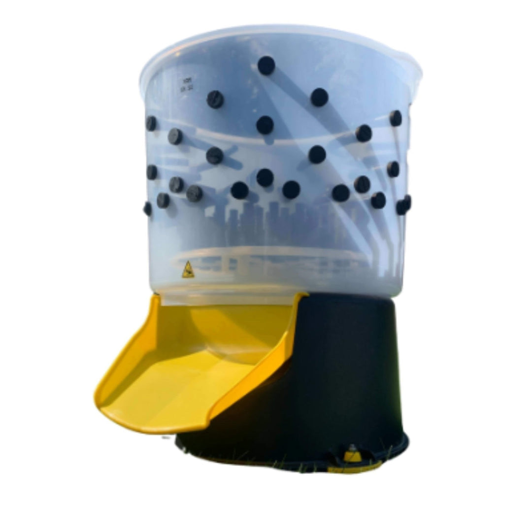 Stainless steel turkey feather plucker machine by Hatching Time with rotating rubber fingers