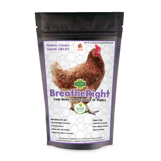 BreatheRight Natural Herb Blend for Chicken Coops, 5 oz, aromatic herb mix for better air quality in chicken habitats