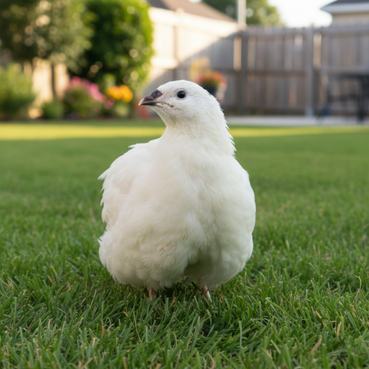 Premium Jumbo White Coturnix Quail Hatching Eggs – English White Line