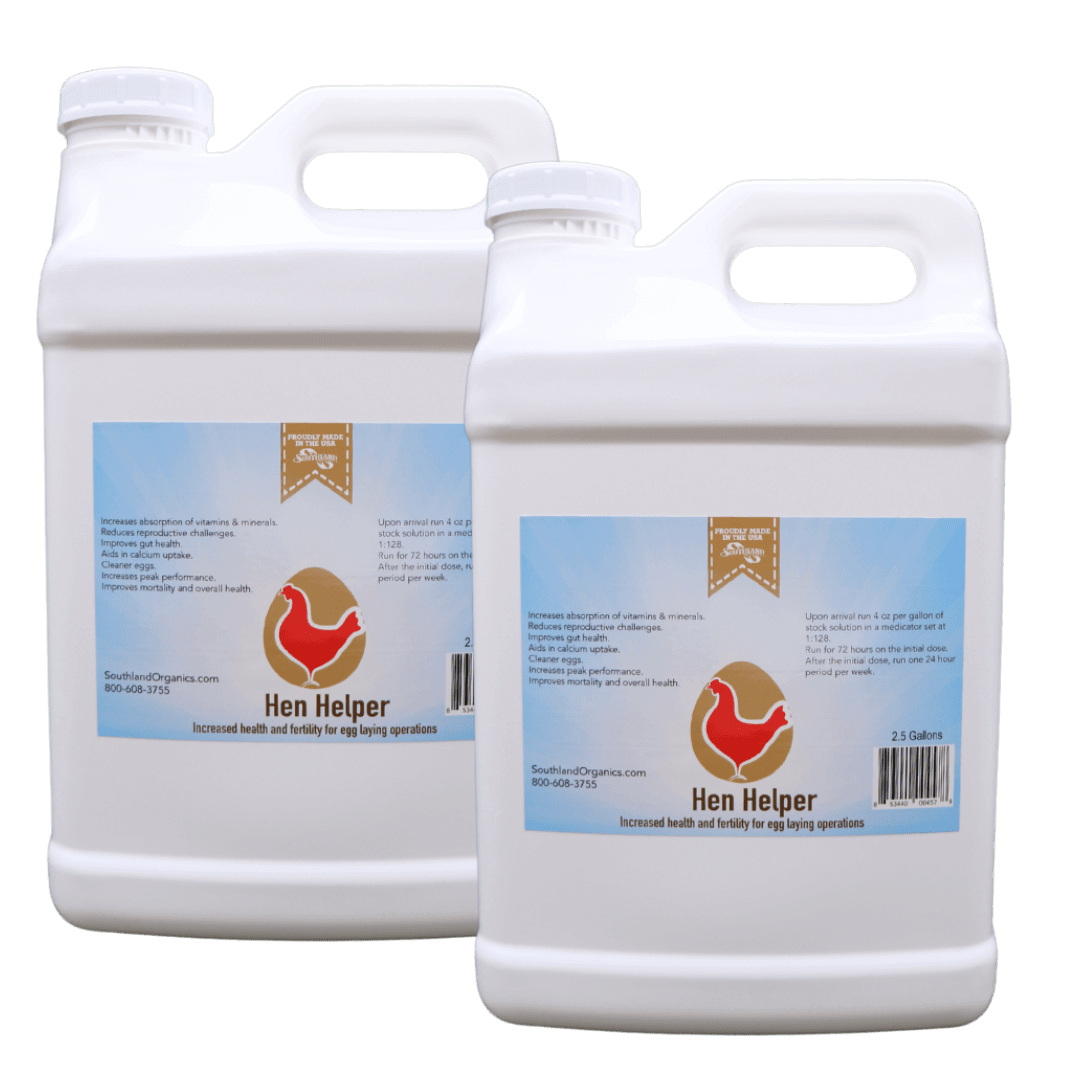 Southland Organics Hen Helper Organic Probiotics & Electrolytes for Layer Chickens, 2.5 Gallon container