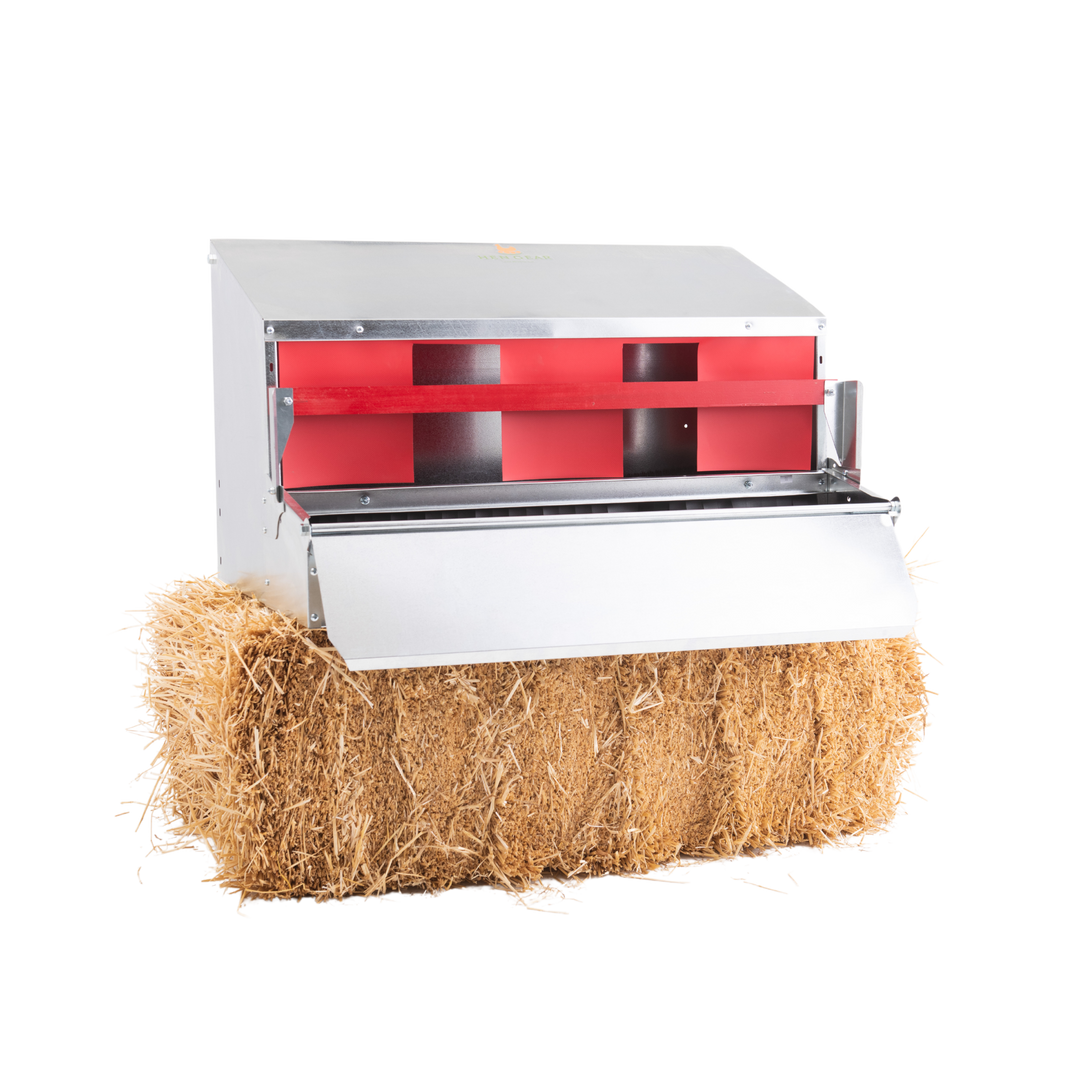 HenGear 34" Galvanized Rollout Nest Box - Medium (Up to 32 Hens)
