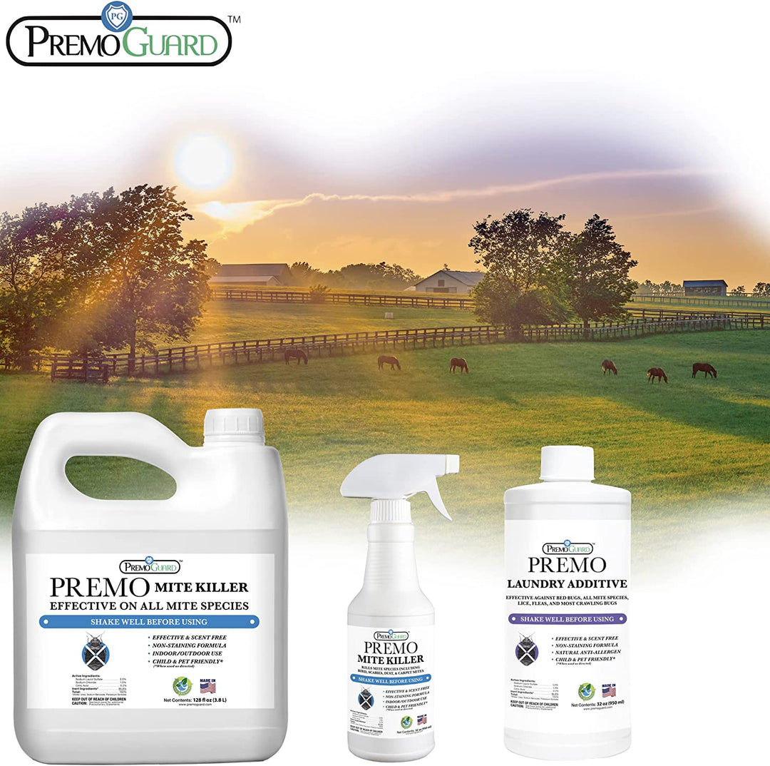 Spray antiácaros de 947 ml (32 oz) - Totalmente natural, no tóxico - de Premo Guard