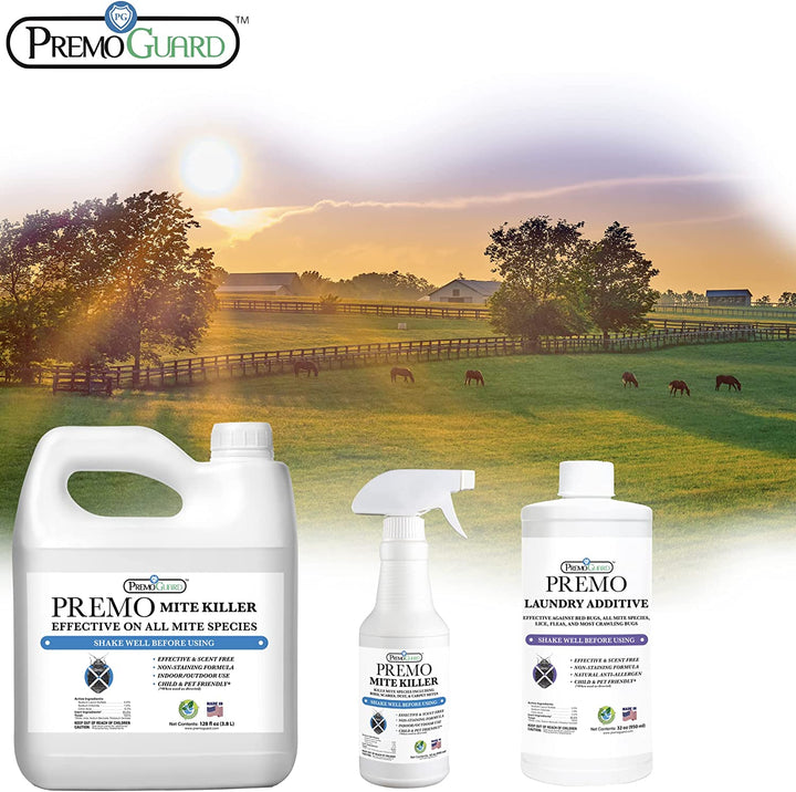 Spray antiácaros de 947 ml (32 oz) - Totalmente natural, no tóxico - de Premo Guard