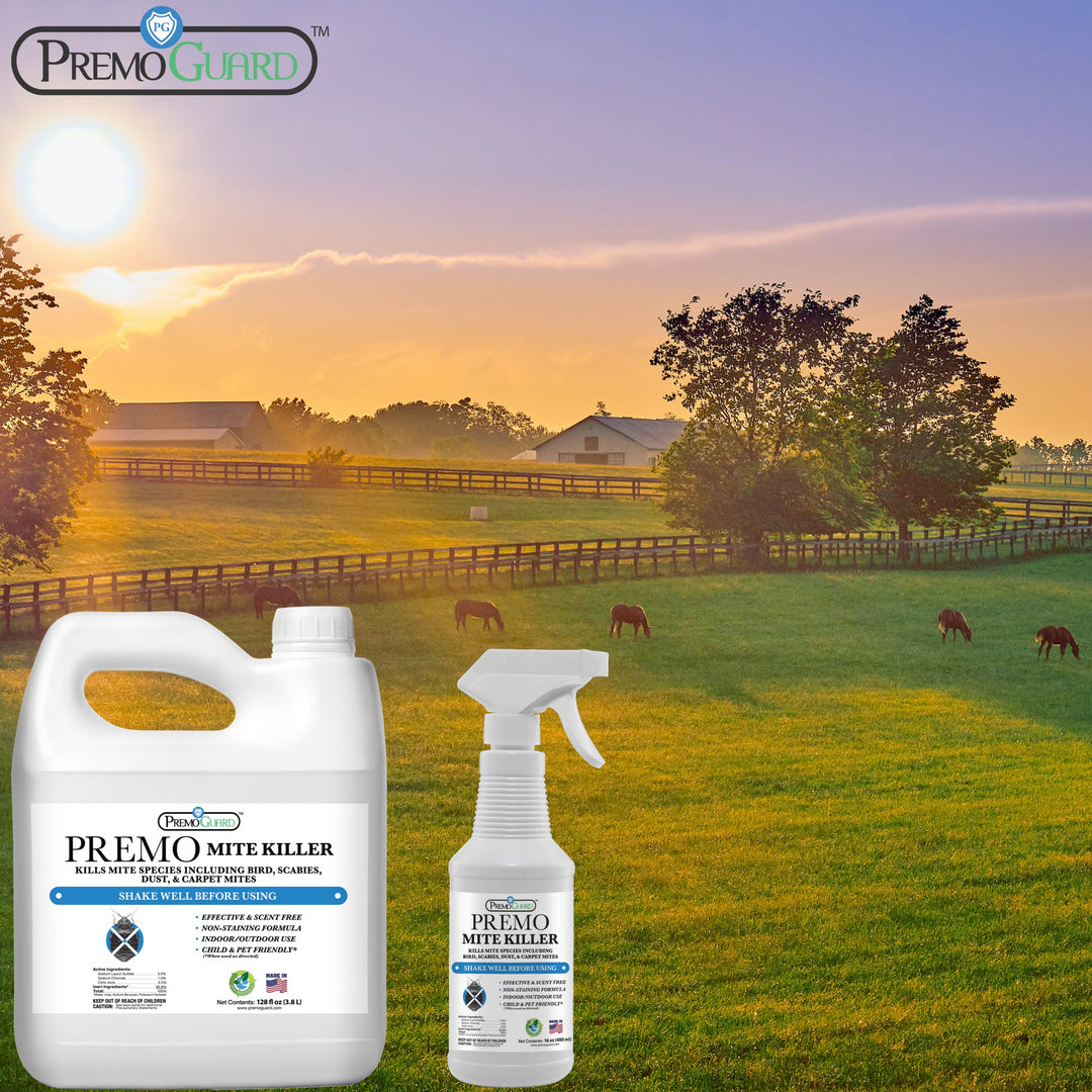 Spray antiácaros de 128 oz - Totalmente natural, no tóxico - de Premo Guard