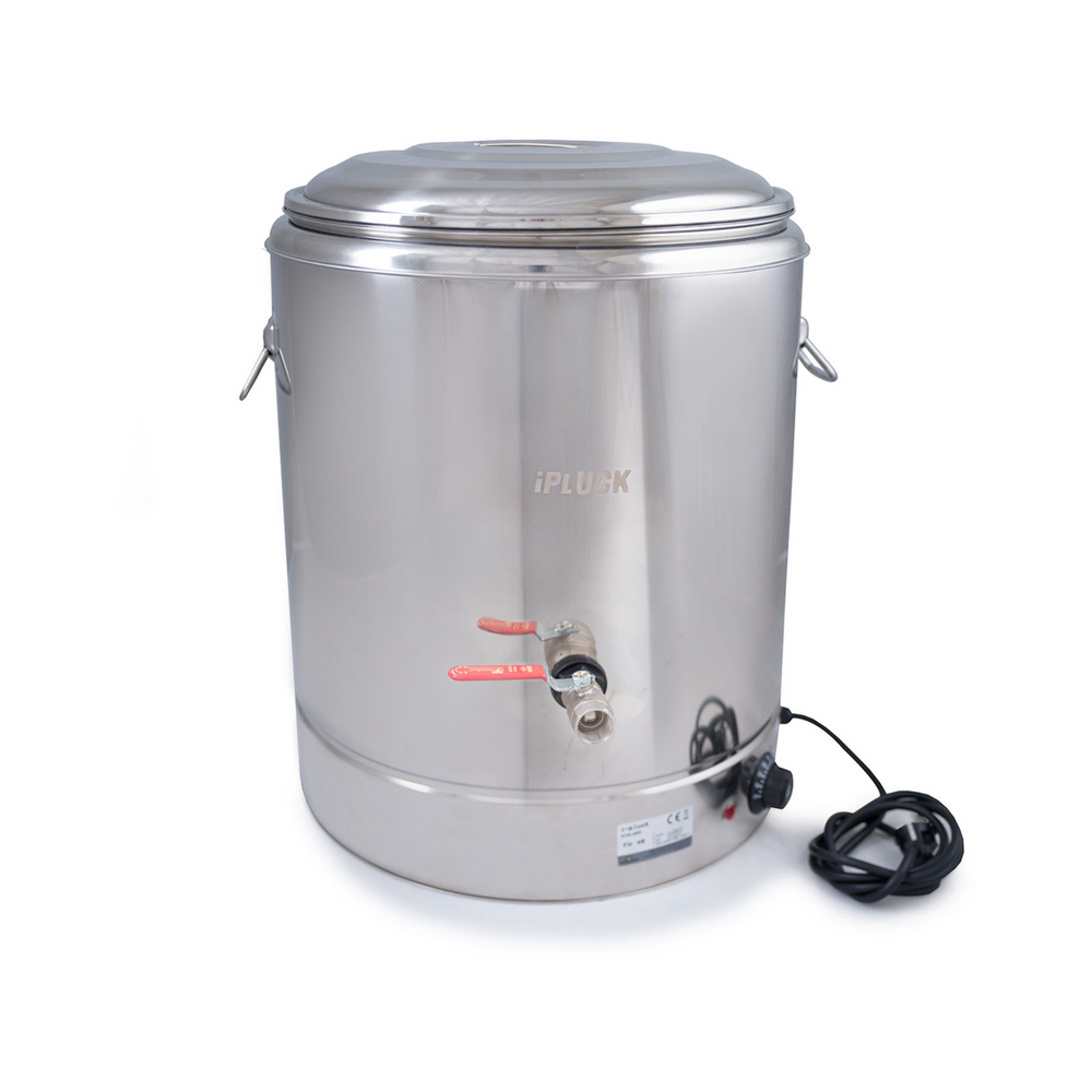 16-gallon stainless steel poultry scalder manual dunker with 3000W heating element by Hatching Time