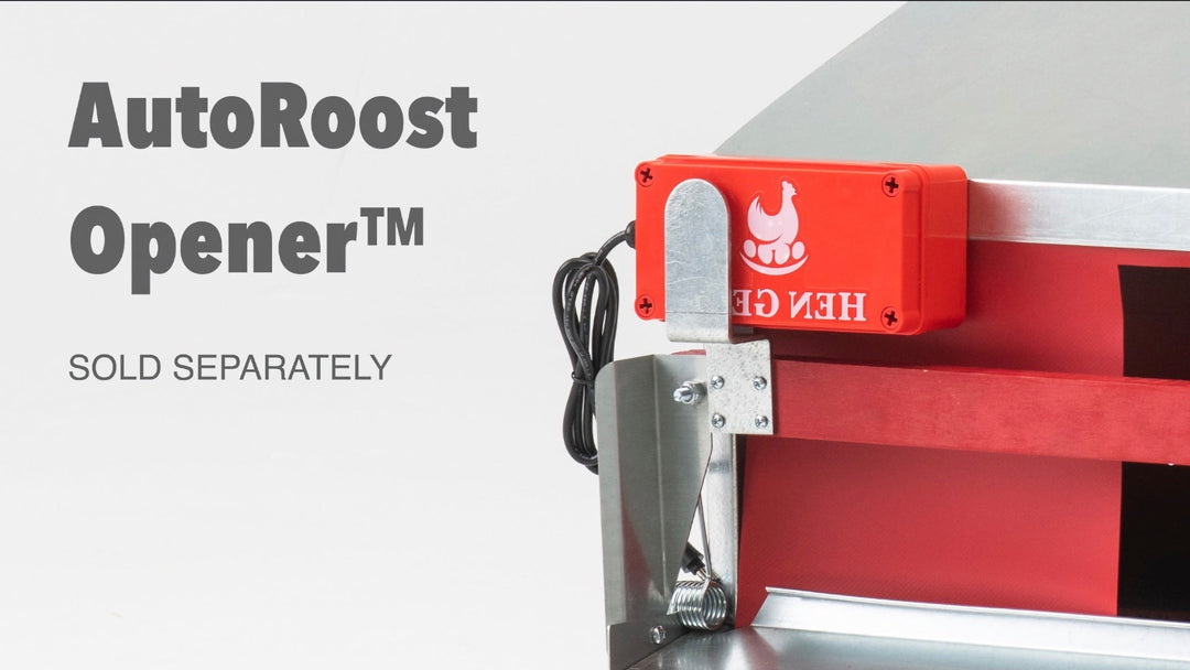 HenGear 34" Galvanized Steel Rollout Nest Box - 32 Hens