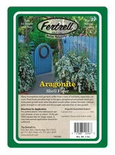 a feed bag called aragonite near a chicken coop, this will be a supplement product additive for chicken feed.