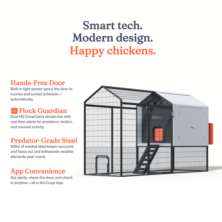 Smart Coop Unlimited+ Automated Chicken Coop Bundle - Free Chicks