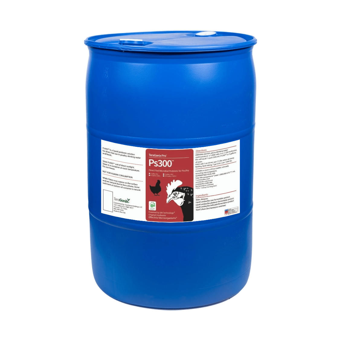 Ps300™ Liquid Probiotic Direct-Feed Microbial Supplement for Poultry