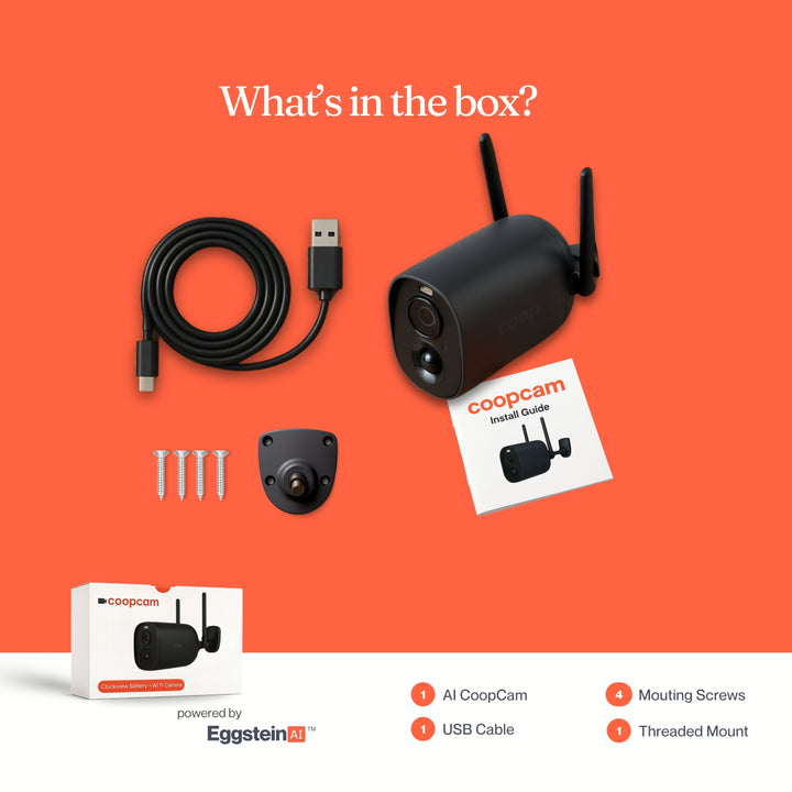 Smart CoopCam - AI Chicken Coop Camera with Predator Detection