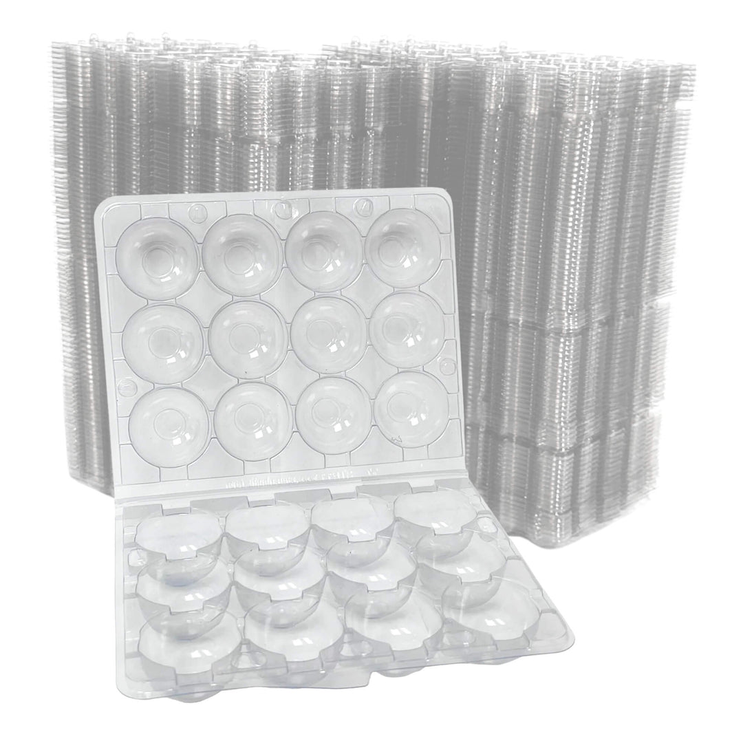 Confezione da 12 uova di quaglia - Plastica Transparente