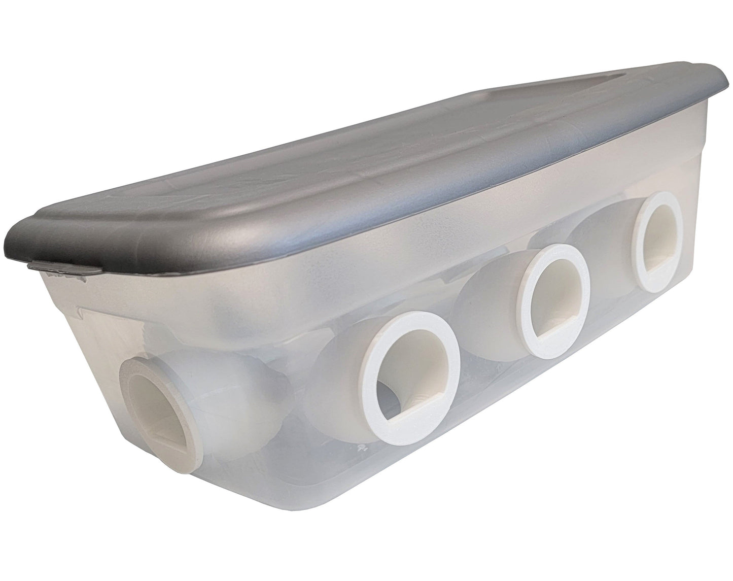 8 Port 6 Quart Quail & Chick Port Feeder No Waste Feed Saver