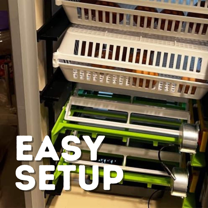 Cimuka 240 Egg Incubator Kit - Automatic Setter & Hatcher Combo