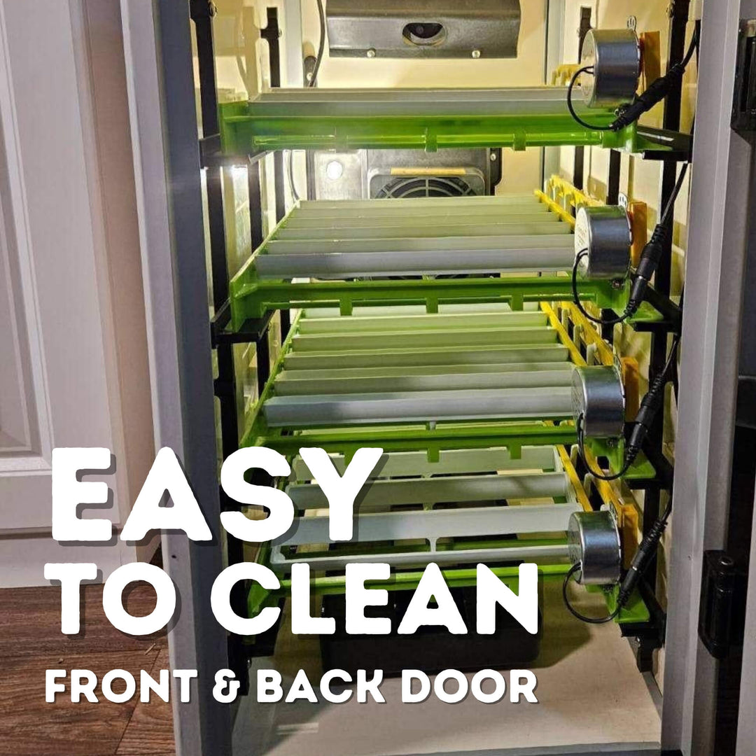 Cimuka 240 Egg Incubator Kit - Automatic Setter & Hatcher Combo