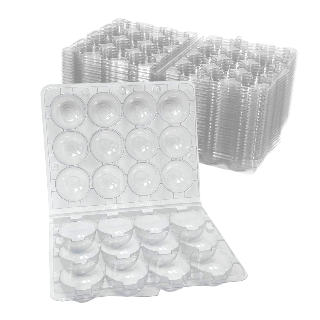 Confezione da 12 uova di quaglia - Plastica Transparente