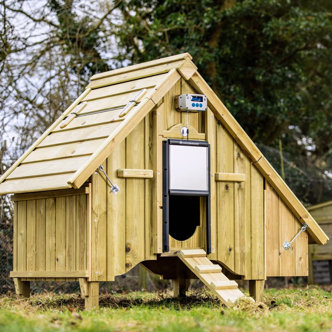 (New) ChickenGuard Pro with Self-Locking Door Kit