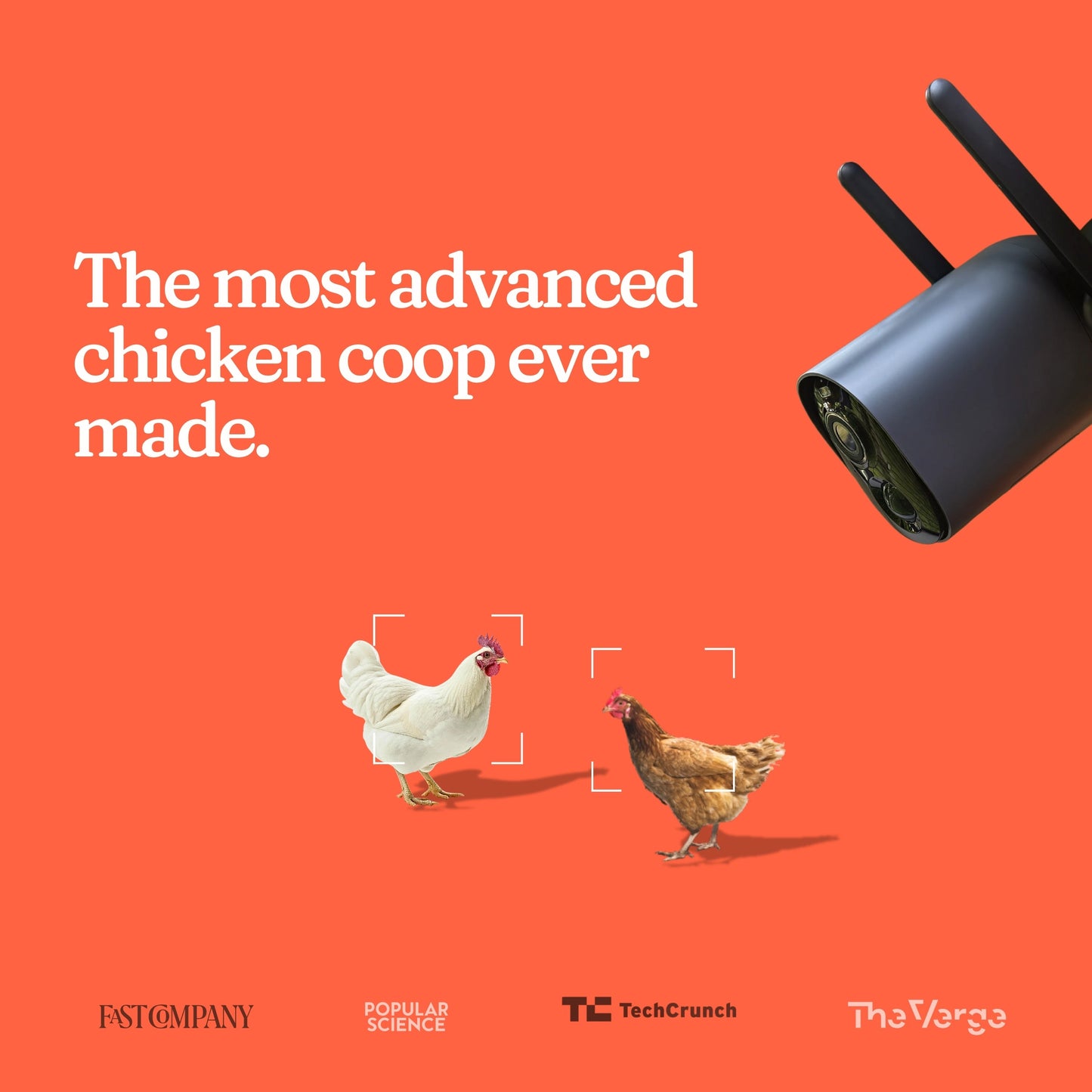 Smart CoopCam - AI Chicken Coop Camera with Predator Detection