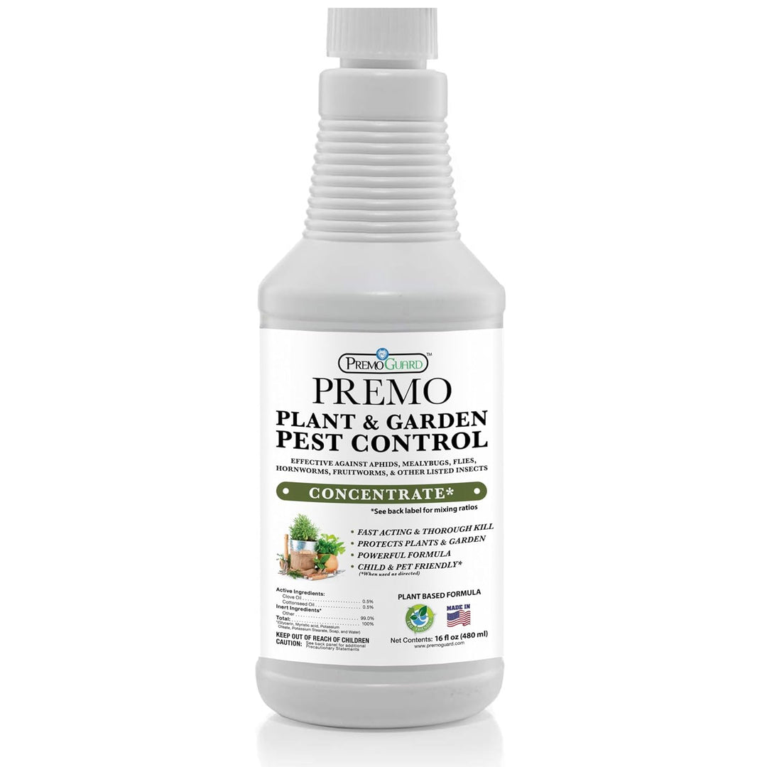 Concentrado para el control de plagas de plantas y jardines, 16 oz, rinde hasta 2,5 galones, de Premo Guard 