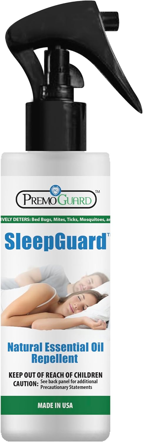 Repelente de aceite esencial Premo All Natural SleepGuard - 8 oz - Natural, no tóxico