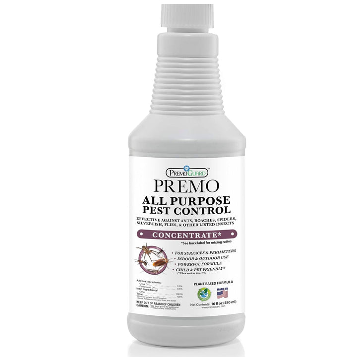 Concentrado multiusos para el control de plagas, 16 oz, rinde hasta 2,5 galones, de Premo Guard 