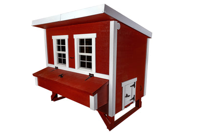 OverEZ Large Chicken Coop - Heavy Duty Wood - Up to 15 Chickens