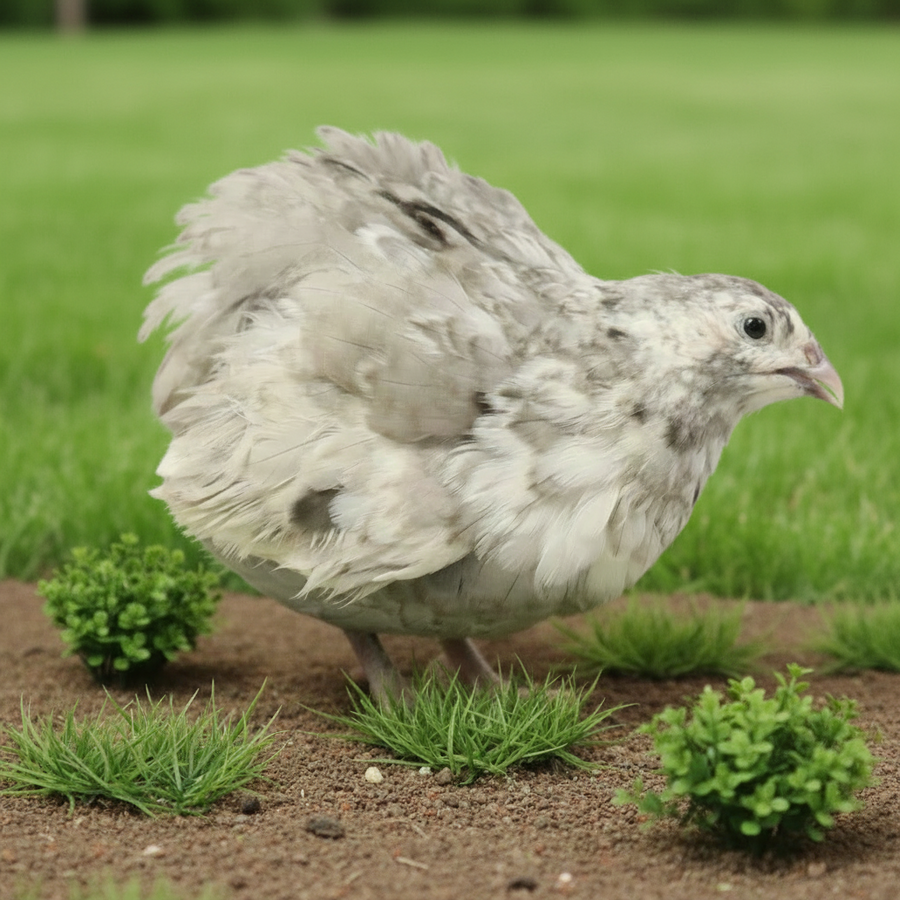 Andalusian Coturnix quail hatching eggs in light blue shells, 12-pack from Quailz.com by Undique LLC