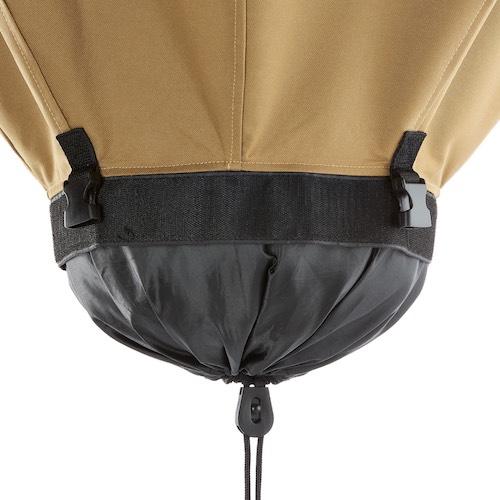 Urban Worm Bag V2 in durable black 900D Oxford fabric, designed for eco-friendly vermicomposting in apartments.