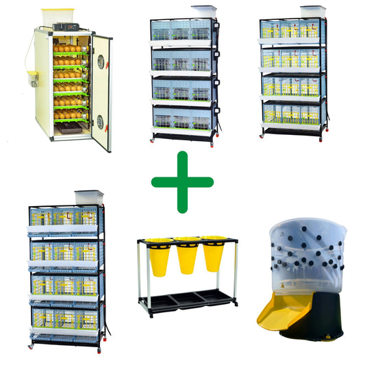 Chicken Pro Plus Kit by Hatching Time featuring 4-layer brooder system and chicken breeding accessories