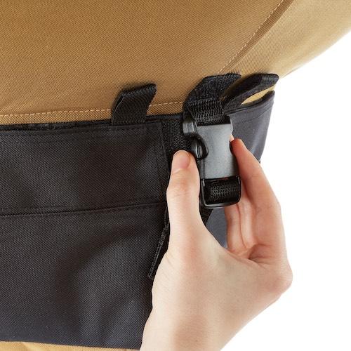 Urban Worm Bag V2 in durable black 900D Oxford fabric, designed for efficient vermicomposting.