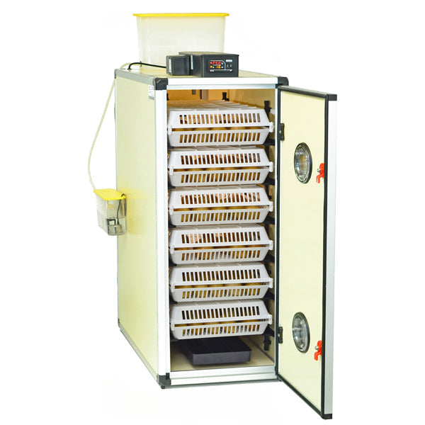 CT180H automatic egg hatcher with 180 capacity, humidity control, and air route ventilation, by Hatching Time