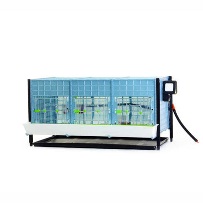 15-inch Hatching Time chick brooder in gray for heating baby birds, ideal for backyard farming.