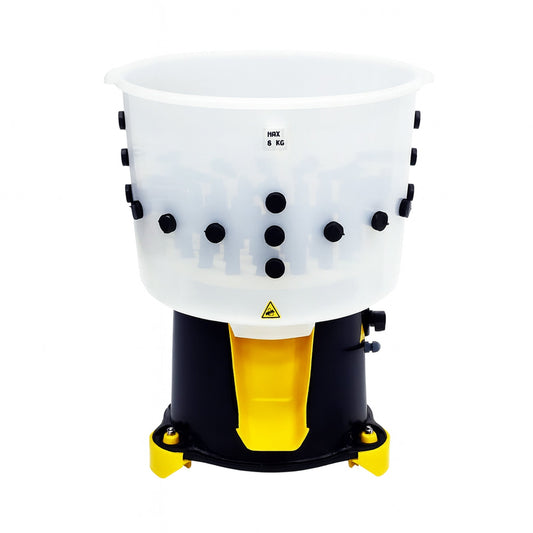 Small chicken feather plucker by Hatching Time, 200-watt capacity for 1-2 birds, ABS plastic drum, efficient 30-second pluck