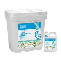 2.5 lb calcium carbonate coop refresher from Hatching Time, designed to reduce ammonia odors in chicken bedding.