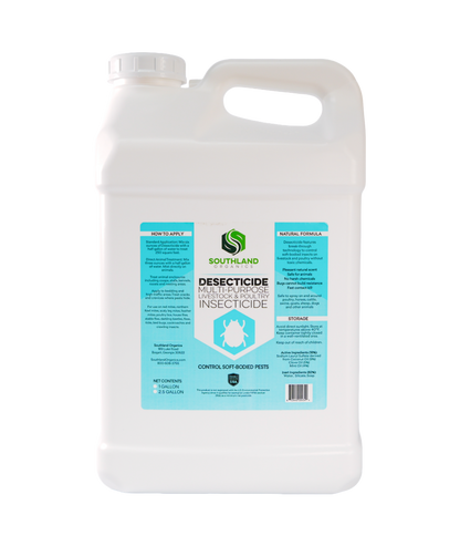 Natural insecticide spray for poultry by Southland Organics in a quart bottle, designed for mite and parasite control.