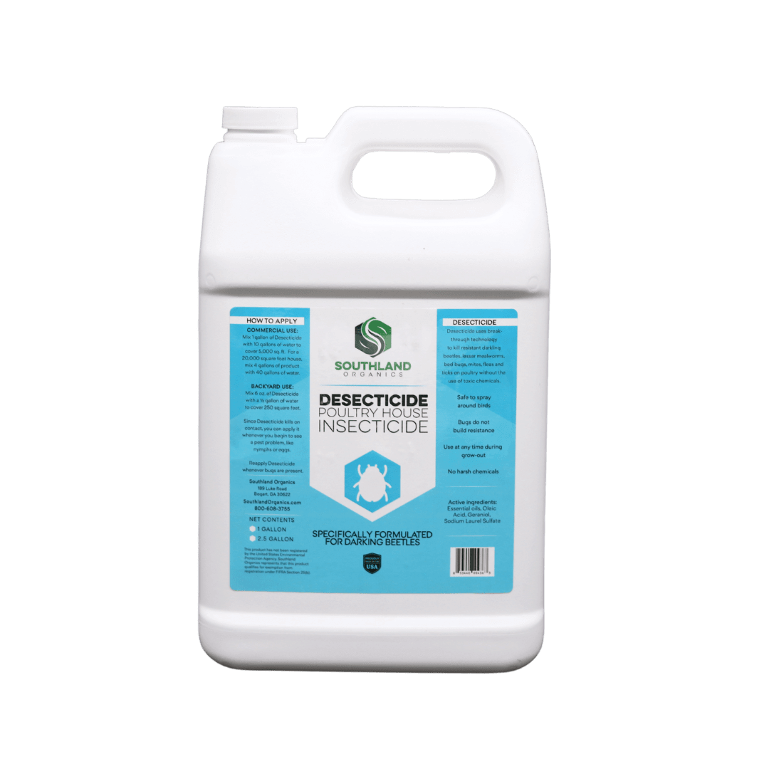Southland Organics natural insecticide spray for poultry in quart size bottle, effective against chicken mites and parasites