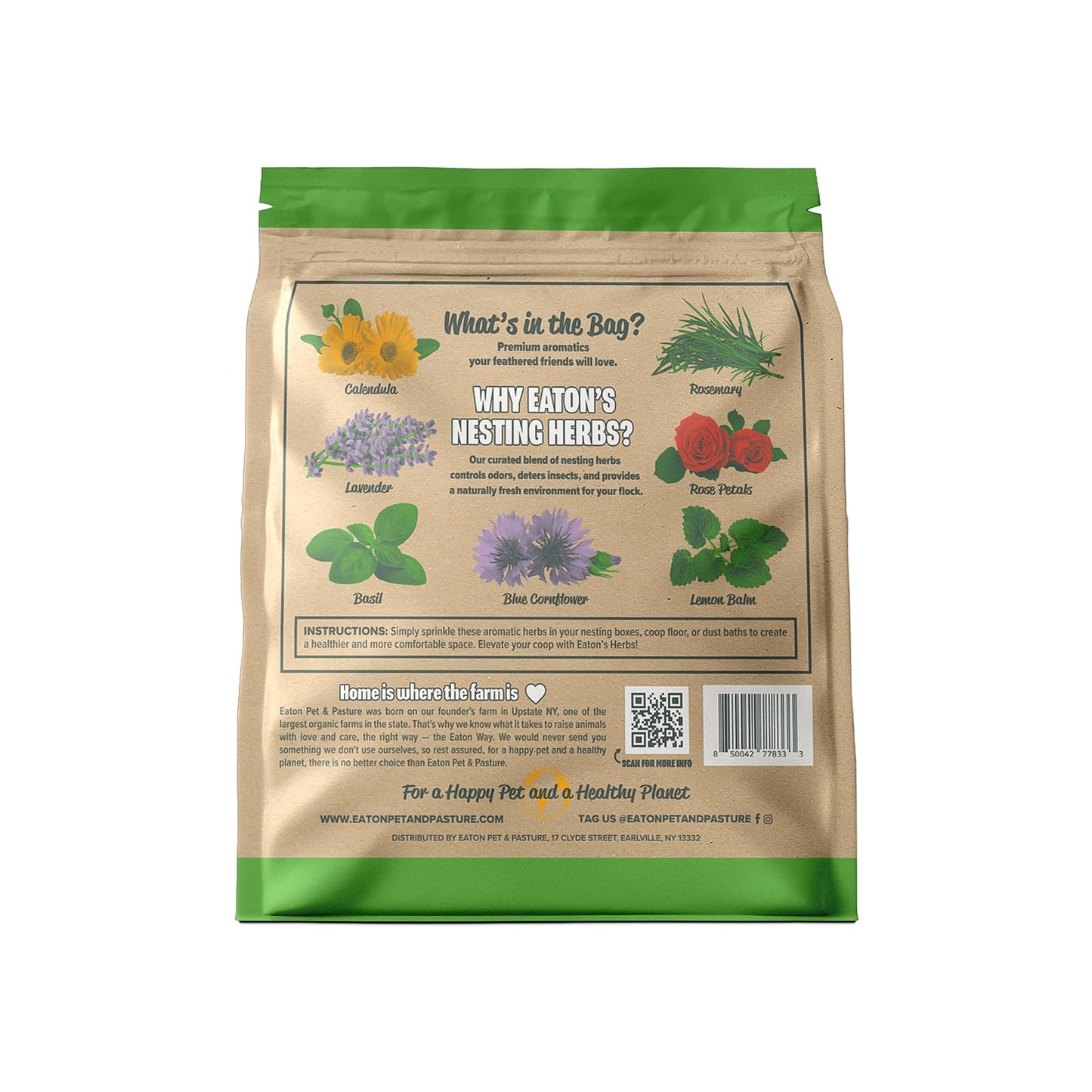 Premium Natural Nesting Herbs - Chicken Coop Aromatic Blend 7 Herbs