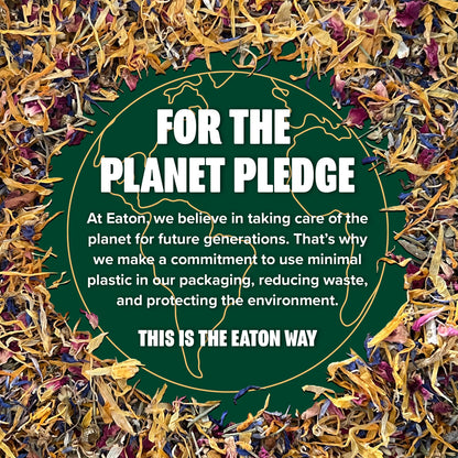 Premium natural nesting herbs, aromatic blend of 7 herbs for chicken coops, by Eaton Pet and Pasture.