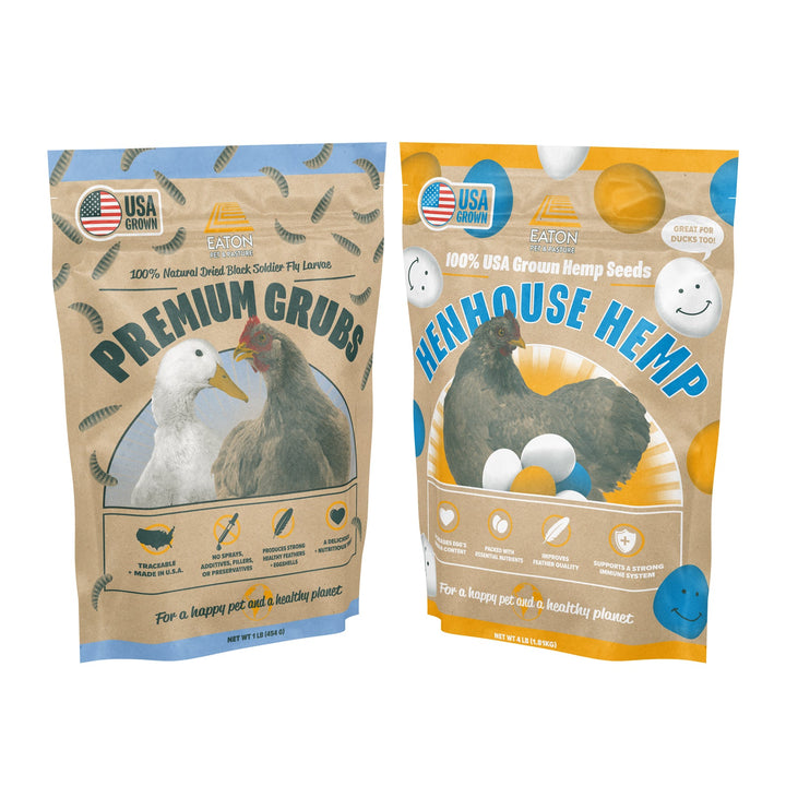 Chicken Snack Pack Bundle - Protein Grubs & Hemp Treats