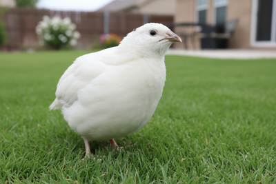 Premium Jumbo White Coturnix Quail Hatching Eggs – English White Line
