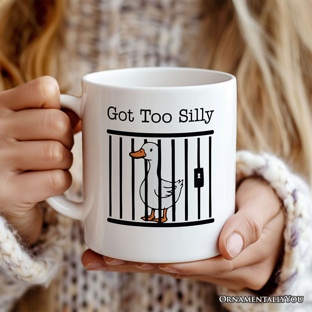 Taza personalizada de Ganso encarcelado: regalo divertido y divertido con nombre personalizado.