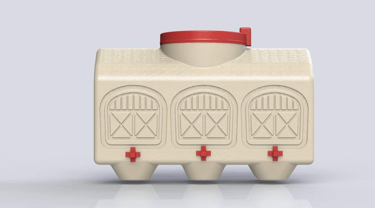 OverEZ Chicken Coop 12-gallon automatic waterer in durable BPA-free plastic for backyard chickens