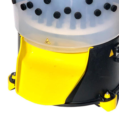 Rust-proof Cimuka wet plucking machine with 21-inch ABS plastic drum and 400-watt motor for feather plucking