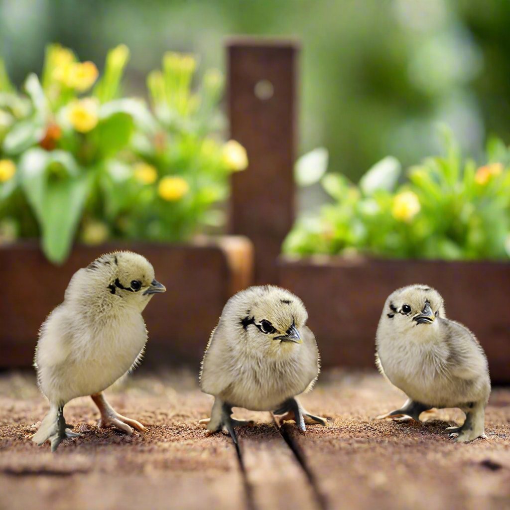 Polluelos de Silkie (sin sexar)