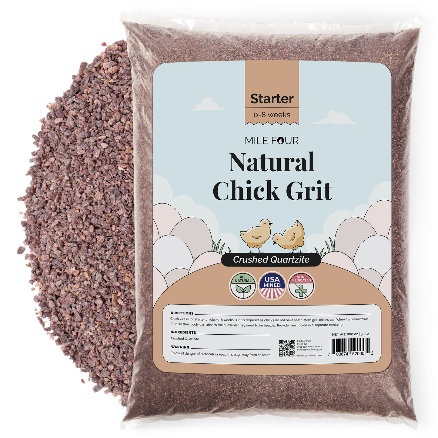 Premium Chicken Grit - Starter & Layer Poultry Digestive Aid