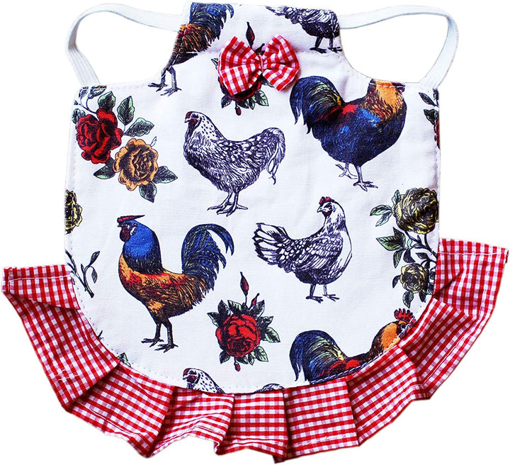 Hen Couture Chicken Saddle With Bow - Protective Hen Apron